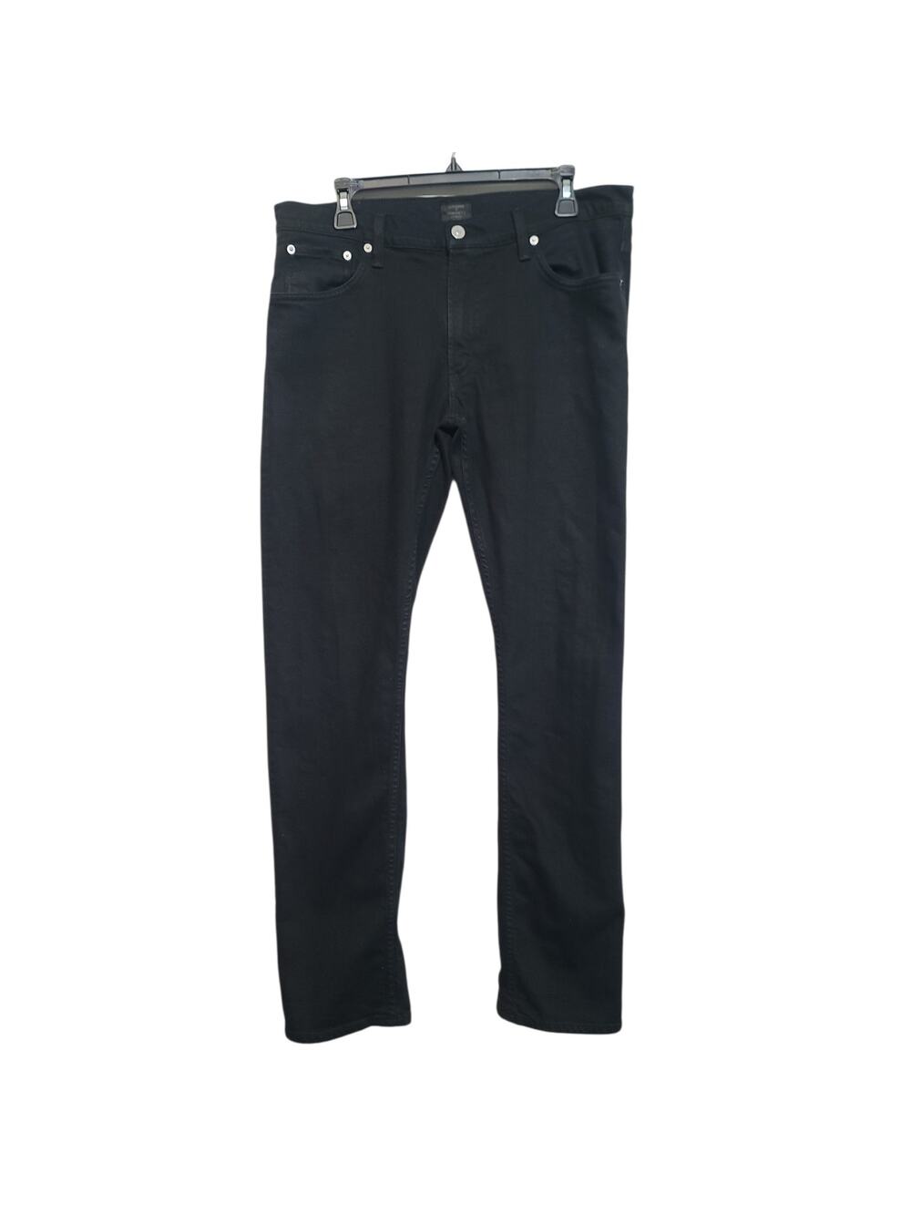 Citizens of Humanity Bowery Slim Leg Black Jeans 34x33 GUC
